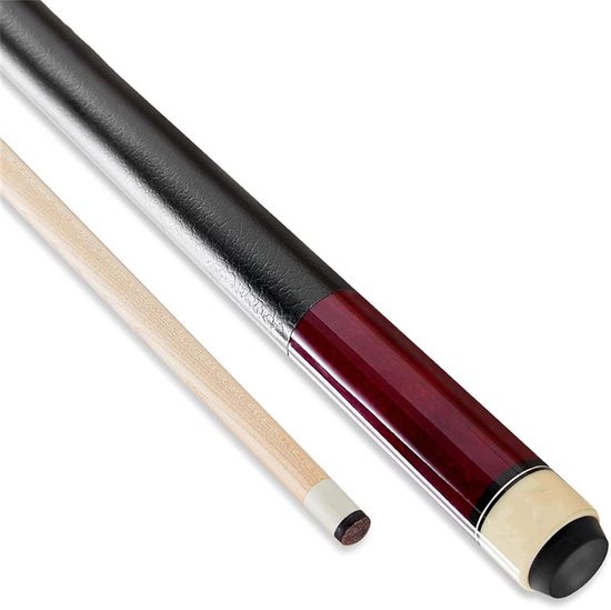 Biljartkeu - Poolkeu Splitkeu - Amerikaans Biljart - Handgemaakte Kwaliteit - 145 cm - Rood van Merkloos