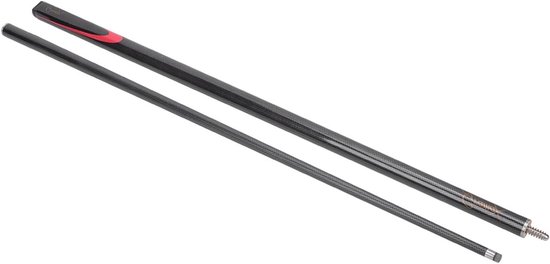 Biljartkeu - Poolstok Snooker - Spel Verbeteren - Ergonomisch Ontwerp - 1.45 Meter - Zwart