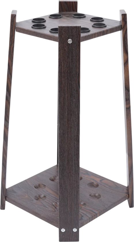 Biljartkeu rek - 8 gaten - Biljart accessoires - Houder voor op de vloer van LUCASI