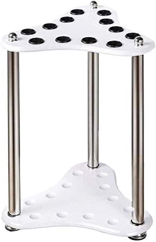 Biljartkeu Rek - Poolstokhouder Keu Organizer - Biljartkamer Inrichten - Stabiele Structuur - 40x56 cm - Wit