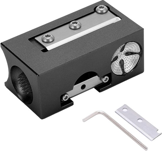 Biljartkeu Reparatie Tool, 8 in 1 Aluminium Legering Biljart Tip Tool Multifunctionele Tip Reparatie Shaper Cue Pinprick Blade Accessoire van Merkloos