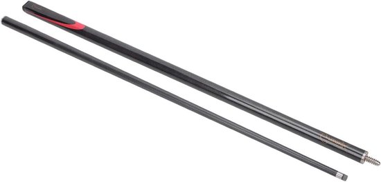 Biljartkeu Set - Pool Keu - Poolen en Snooker - Carbon Fiber Materiaal - 1.45 Meter - Zwart
