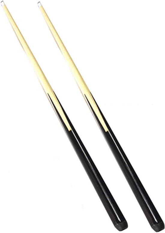 Biljartkeu Set - Snookertafel Keu - Kinderen Spelen - Handgepolijst Essenhout - 50-122 cm - Natuurlijk