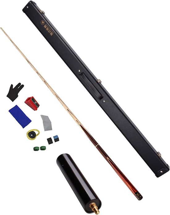 Biljartkeu - Snookerkeu Poolstok - Biljart Spelen - Handgemaakte Essenhouten Keu - 57 Inch 19 Oz - Natuurlijk Hout van Merkloos