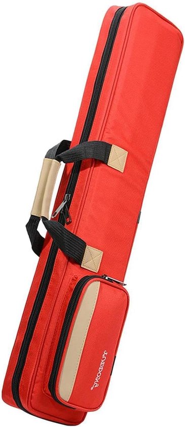 Biljartkeu Tas - Keu Opberger - Biljart Spelen - Stevig Oxford Materiaal - 90 cm - Rood