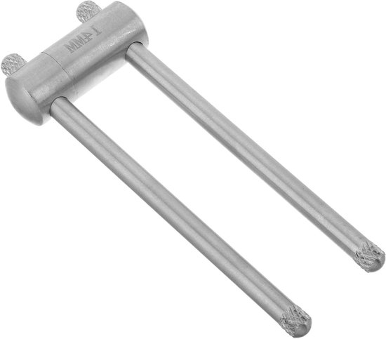 Biljartkeu Tip Pers - Keu Reparatiegereedschap - Biljartkeu Onderhoud - Roestvrij Staal - 15.5 cm - Zilver