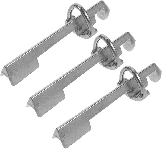 Biljartkeu Tip Reparatie - Keu Onderhoud - Keu Repareren - Robuust Aluminium - 11.40X1.70X1.40CM - Zilver