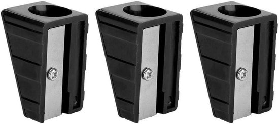 Biljartkeu Trimmer Set - Puntenslijper Reparatie Tool - Keu Tip Onderhoud - Draagbaar Metaal Ontwerp - Mini Formaat - Zwart