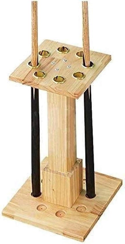 Biljartkeurek - Keurek Keuhouder - Biljartaccessoires Ordenen - Vloerstaand - 30 x 55 cm - Houtkleur