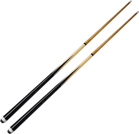Biljartkeus - Snooker Keu - Kinderen Spelen - Handgepolijst Hout - 50-122 cm - Natuurlijk Hout van Merkloos