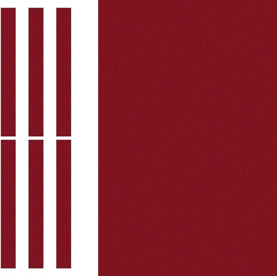 Biljartkleed Pooltafel - Tafelkleed Doek - Spel Verbeteren - Professionele Kwaliteit - 7 Voet - Rood