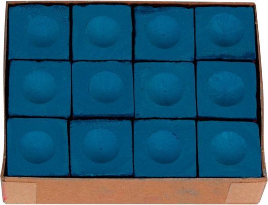 Biljartkrijt Master blauw box 12st van Master