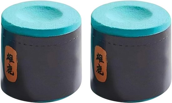 Biljartkrijt Set - Keu Grip Verbeteraar - Precisie Spel - Anti-slip Textuur - 2.5cm Stukken - Lichtgroen