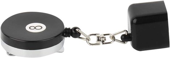 Biljartkrijthouder - Keu Accessoire - Biljart Spelen - Met Touw - 63 cm Lengte - Zwart
