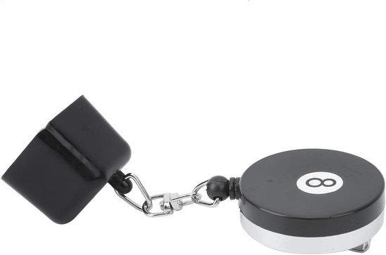 Biljartkrijthouder - Keu Krijthouder - Biljart Spel - Met Riemclip - 7 x 7 x 4 cm - Zwart
