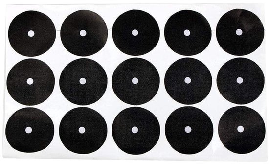 Biljartmarker 15 Stuks - Pooltafel Marker Dots - Billiard Punt Sticker - Snooker Spot Accessoires - Wit - 35cm - Biljartstip
