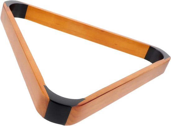 Biljartrek Driehoek - Pooltafel Accessoire - Ballen Positioneren - Houten Materiaal - 33x29x3 cm - Niet gespecificeerd