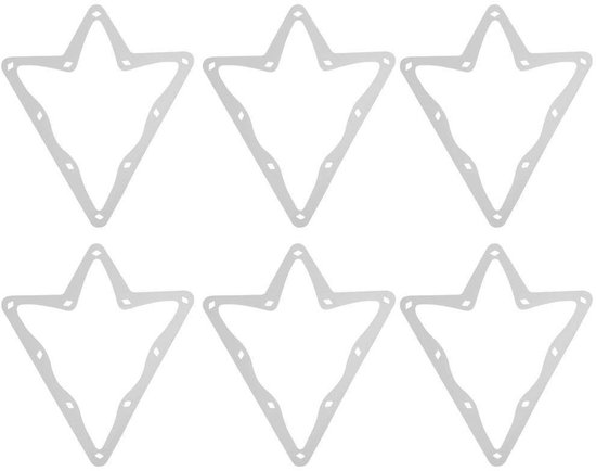 Biljartrek Magisch - 6 Stuks - Duurzaam Materiaal - Snelle Balplaatsing - Geen Beschadiging Tafel - Comfortabel Handengevoel - Biljartset
