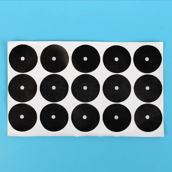 Biljartspotstickers, wit, accessoires Geschikt voor het positioneren van de bal (US poolspot 35mm)