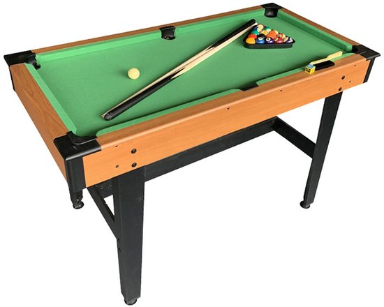 Biljarttafel - 120x78x61 cm - met accessoires van Merkloos