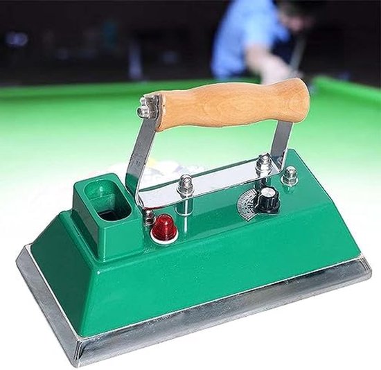 Biljarttafel Onderhoud - Pooltafel Strijkijzer - Tafelkleed Glad Maken - Instelbare Temperatuur - Diverse Maten - Zwart