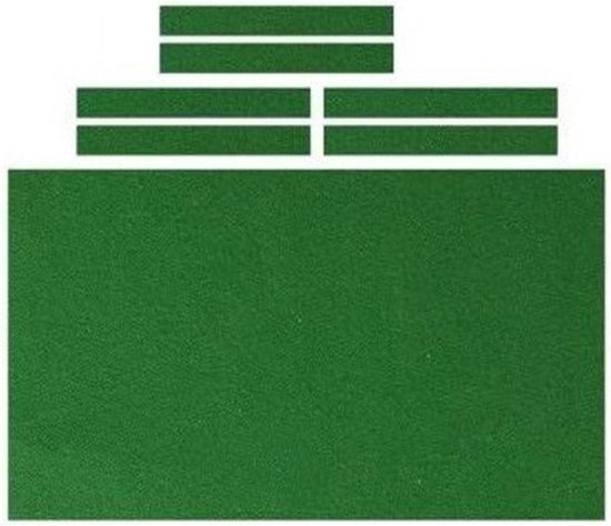 Biljarttafelkleed - Pooltafelvilt - Biljart Spel - Voorgesneden - 2.8 Meter - Groen