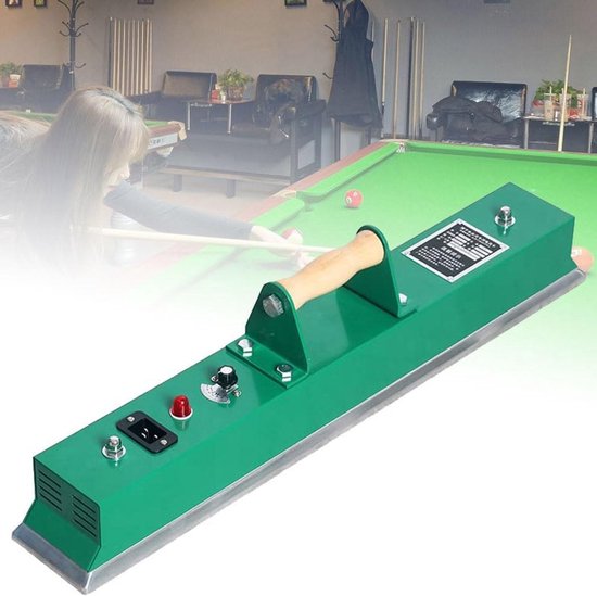 Biljarttafelkleed Strijkijzer - Pooltafel Borstel - Laken Glad Maken - Verstelbare Temperatuur - 670mm Breed