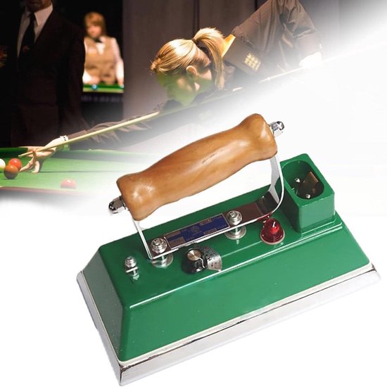 Biljarttafelkleed Strijkijzer - Pooltafel Onderhoud - Laken Onderhouden - Instelbare Temperatuur - 243mm - Zwart