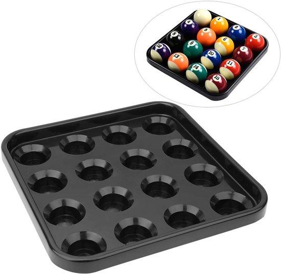 Billiard Ballen Tray - Draagplateau voor Snooker Ballen, Opslag voor Pool Tafel Accessoires en Benodigdheden