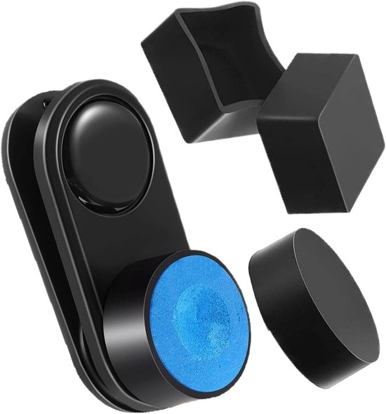 Billiard Chalk Holder - Krijthouder Keu - Biljart Spelen - Magnetische Bevestiging - 12 x 8 x 5 cm