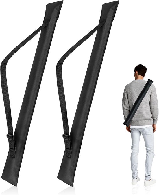 Billiard cue bag 32 inch - draagbare pool cue tas - met verstelbare schouderriem - bescherming voor biljartstokken - ShopVlot