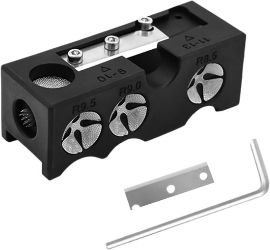 Billiard cue reparatieset 11-in-1 - multifunctioneel - met trimmer en vervangbladen - ShopVlot