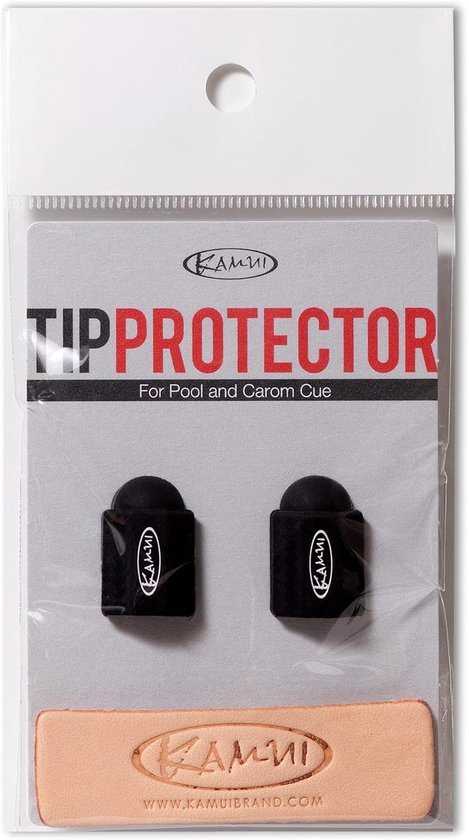 Billiard Cue Tip Protector 2-Pack - Leer Burnisher - Beschermt tegen vocht - Voor consistente stoten - ShopVlot