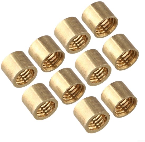 Billiard cue tips - 10 stuks van messing voor onderhoud