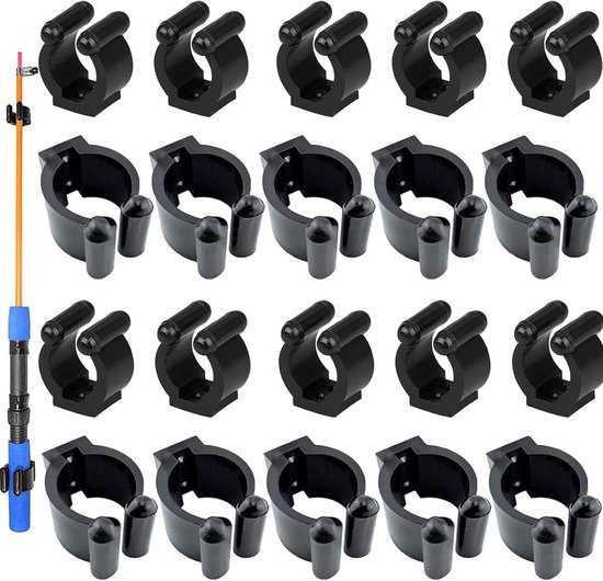 Billiard pool cue holder clip 30 stuks - wandmontage - ruimtebesparend - eenvoudig te gebruiken - SnelShoppen