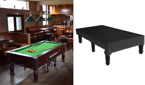 Billiard Pooltafelhoes van Zware Oxford Stof, Waterdicht, UV-bestendig en Windproof, 245 x 140 x 20 cm, Bescherming tegen Schade en Versleten