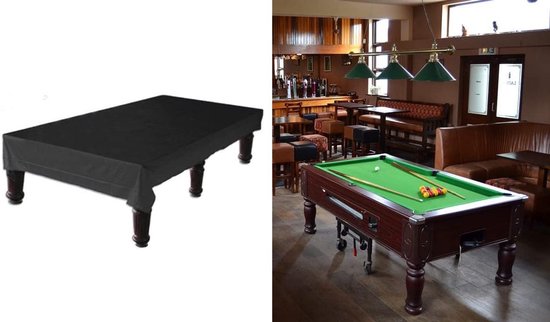 Billiard Pooltafelhoes van Zware Oxford Stof, Waterdicht, UV-bestendig en Windproof (245 x 140 x 20 cm) - Ideaal voor Bescherming en Duurzaamheid
