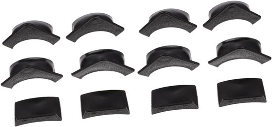 Billiard Tafel Pockets - Pool Tafel Liners - Tafel Beschermen - Slijtvast Plastic - 7x2.5x4 cm - Zwart