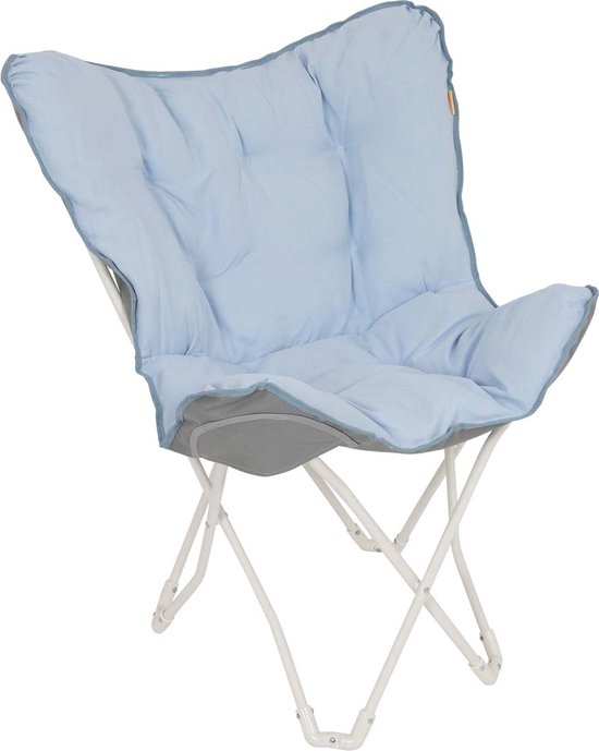 Bo-Camp - Pastel - Vlinderstoel - Murat - Blauw van Bo-Camp