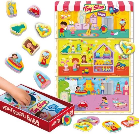 Box Toy Shop - leerspellen - gebaseerd op de Montessori-methode - LISCIANI