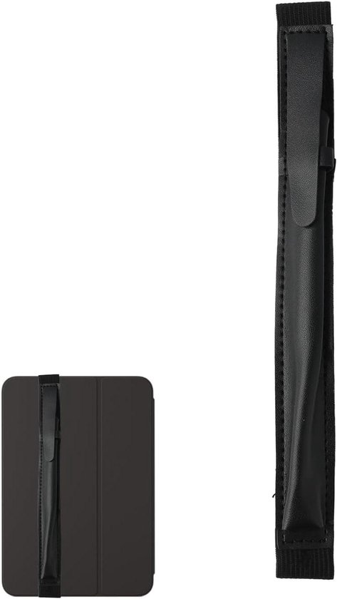 Brenzoos - Siliconen pennenhouder voor iPad - Apple Pencil geschikt - Elastische clip - Veilige bevestiging - iPad accessoire - Grijs van Merkloos