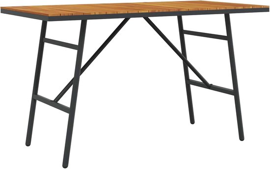 Bruin 110 x 55 x 61,5 cm massief hout acacia