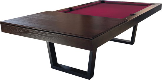 Buffalo Harlem pooltafel 8ft walnoot+top van Merkloos