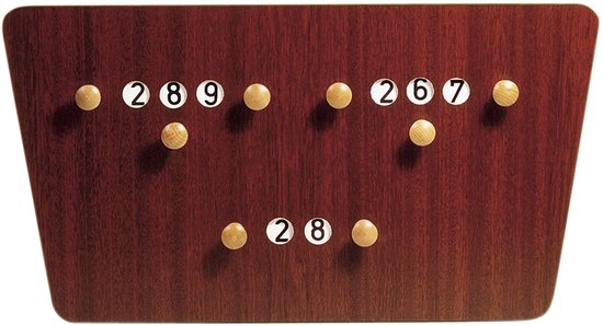 Buffalo scorebord biljart X2 (62x33cm) van Buffalo