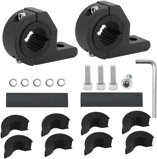 Bull Bar Montagebeugel Klem 2 STKS 19-30mm voor LED of HID werk licht bar, UHF Antenne, rijlicht, mistlicht