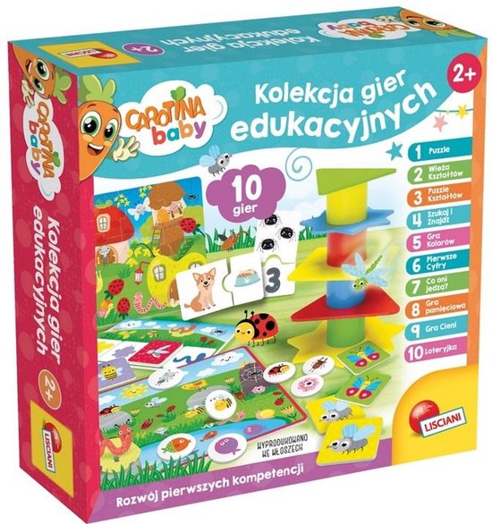 Carotina Baby Kolekcja gier edukacyjnych