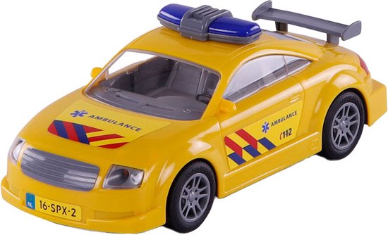 Cavallino Toys Cavallino Frictie Ambulance, 27cm van Cavallino Toys
