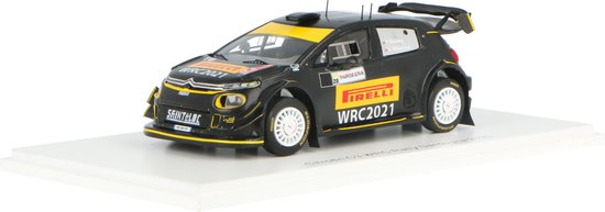 Citroën C3 WRC Spark Modelauto 1:43 2020 Petter Solberg / Andreas Mikkelsen Saintloc Racing S6574 van Citroën