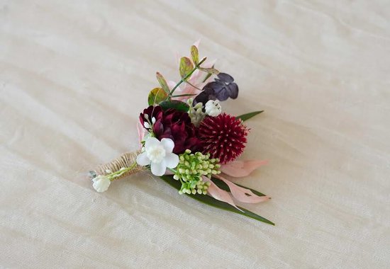 Collecties Bloemstukken, Gedroogde bloem, Pols Corsage, Woondecoratie, Boutonniere voor Mannen, Reversspeld/Bruidegomspeld Bloemenkroon Woodland Bruiloft Hoofdband (B02)