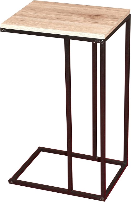 - Colorado Sidetable - Bijzettafel - Industrieel - 40x30x66cm